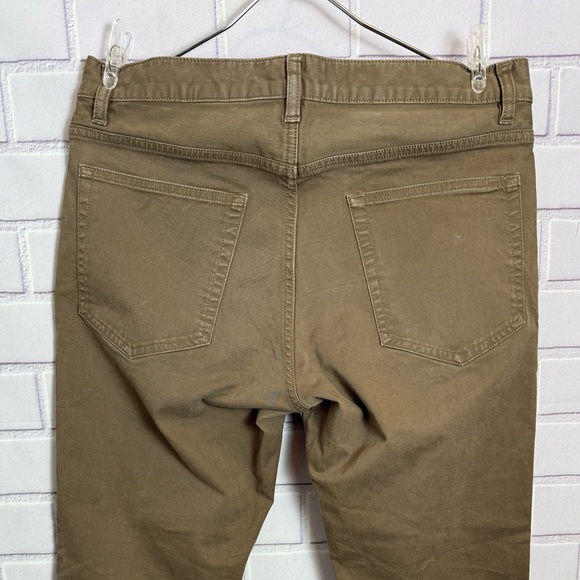 Theory Men's Haydin Slim Straight Pants Size 31 Khaki - Picture 6 of 8